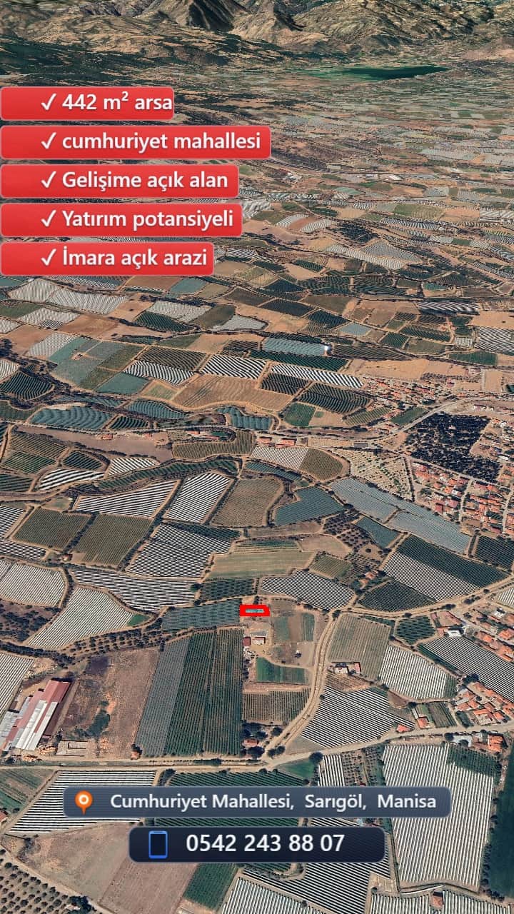 CUMHURİYET MAHALLESİ SATILIK 2 KAT İMARLI ARSA - Görsel 2