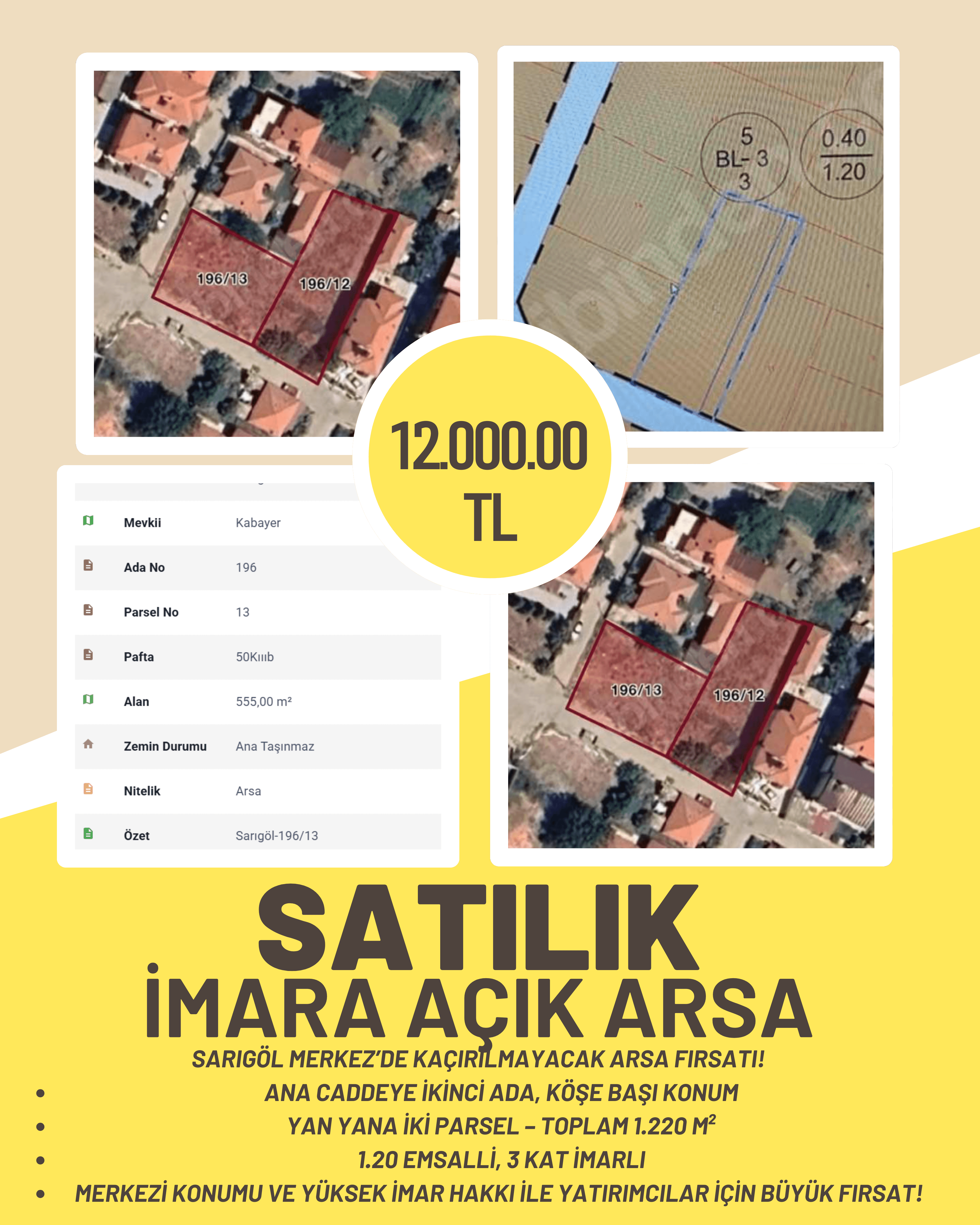 SGK ARKASI SATILIK ARSA - Görsel 10